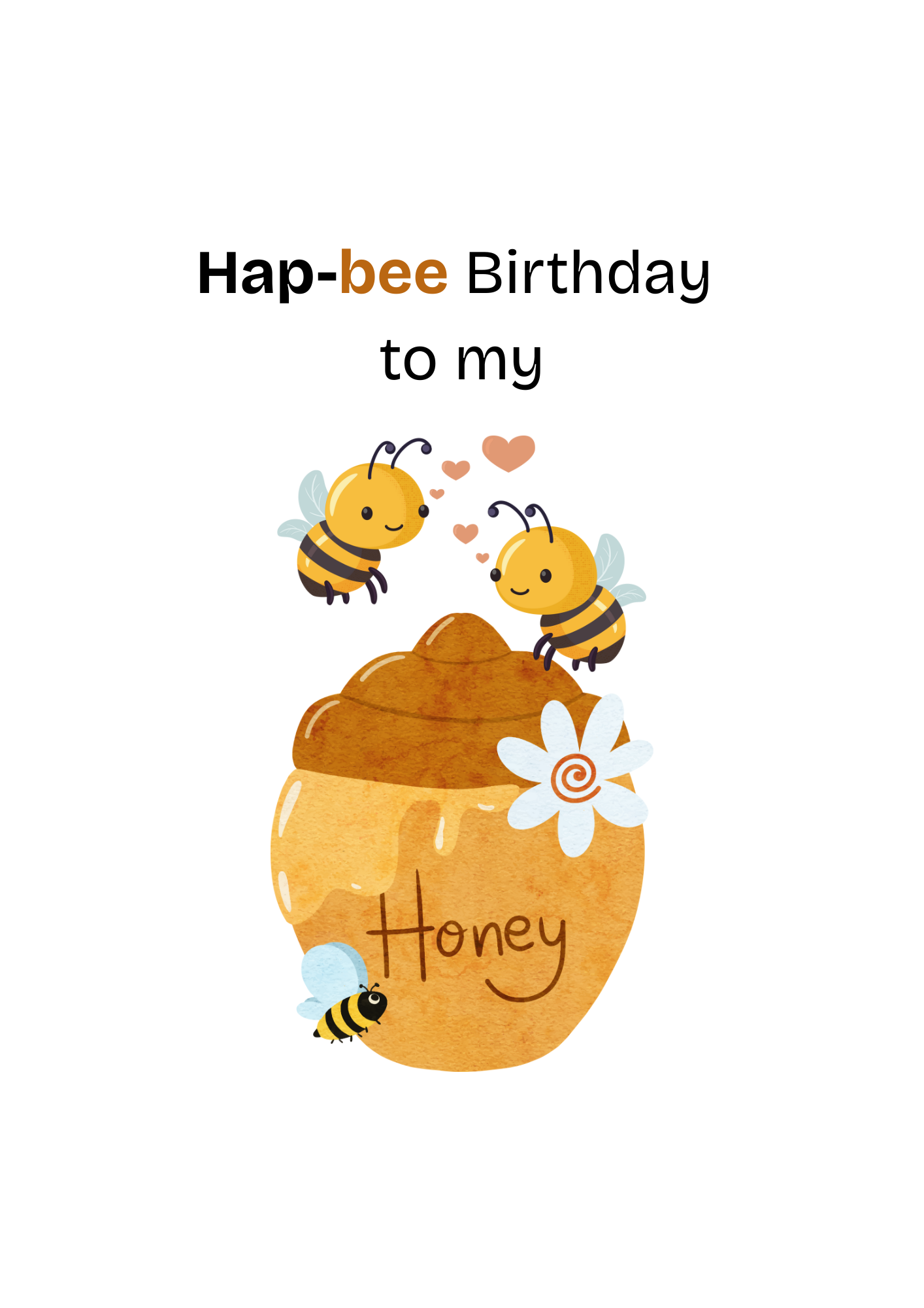 Hap-bee Birthday Honey Card_1