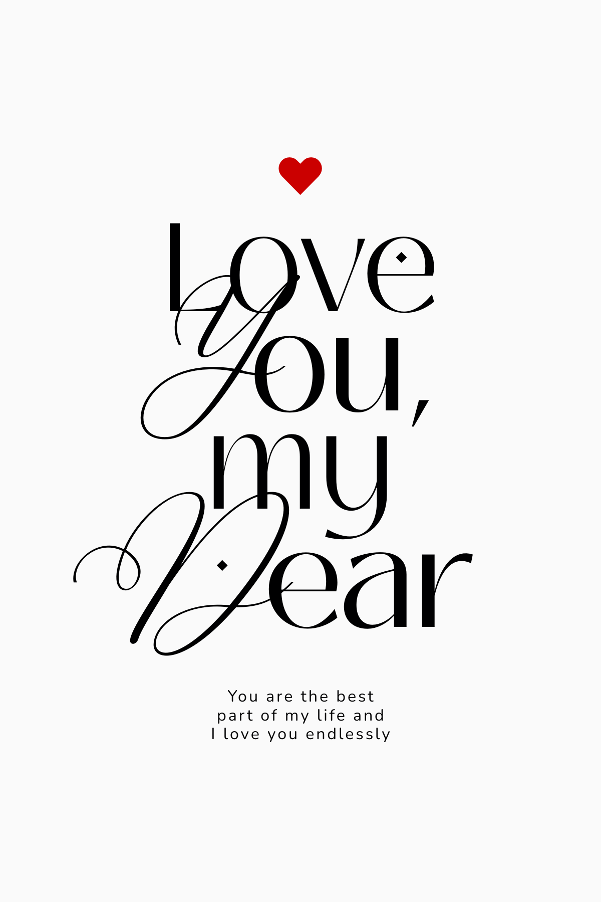 Love You My Dear Card_1