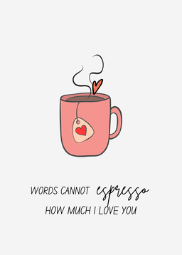 Espresso Love Card