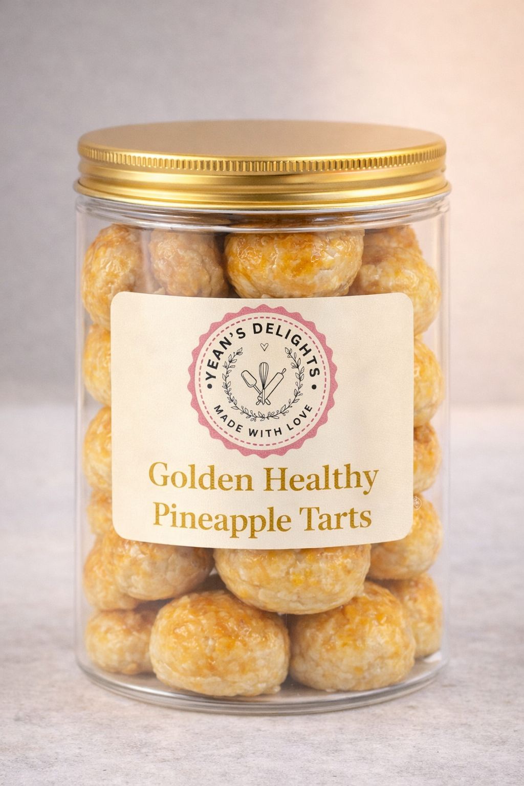 Healthy Golden Pineapple Tarts (20 pcs)_3