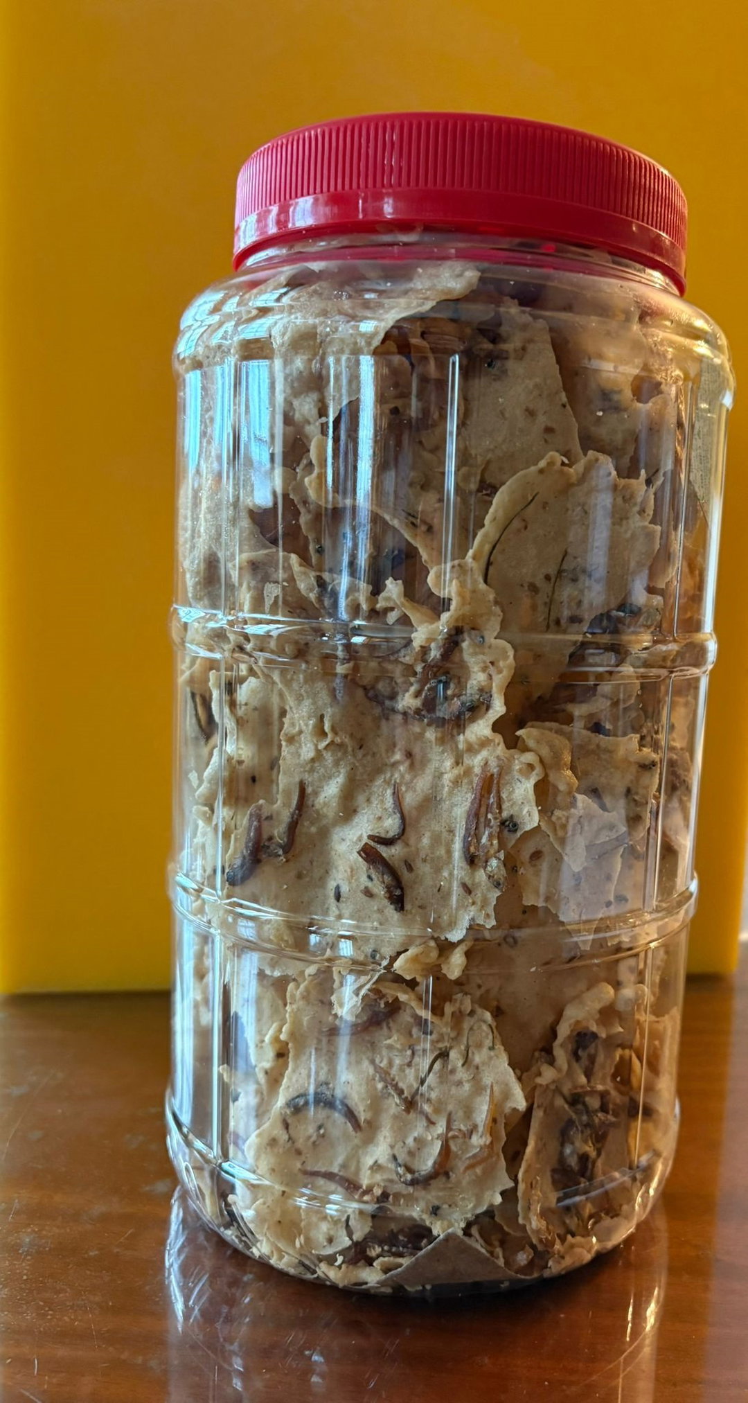 Rempeyek With Peanuts & Ikan Bilis (400g/btl)