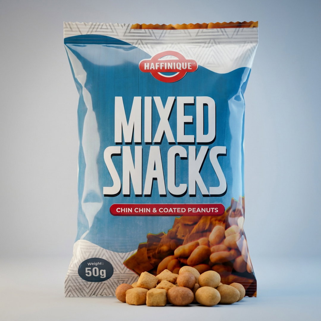 12 Coated Peanut | Flacky Chin Chin 50g