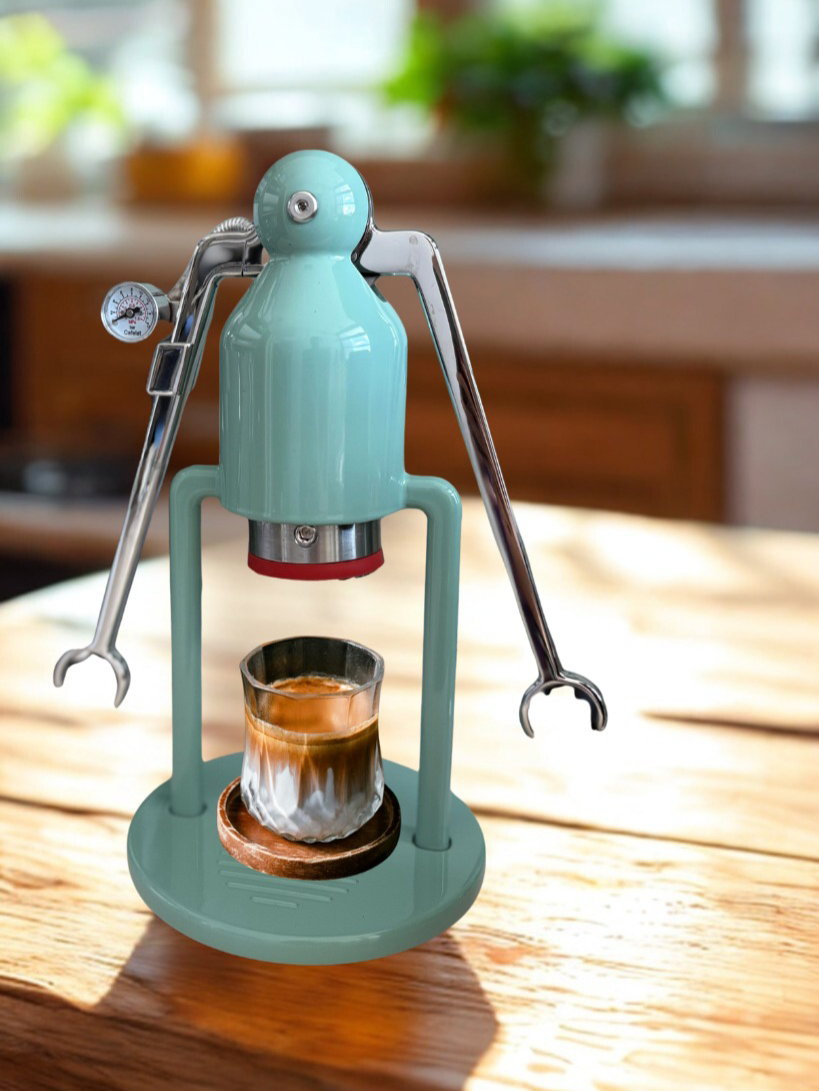 Dirty Latte ❄️ (Hand-Pressed On Cafelat Robot)🤖