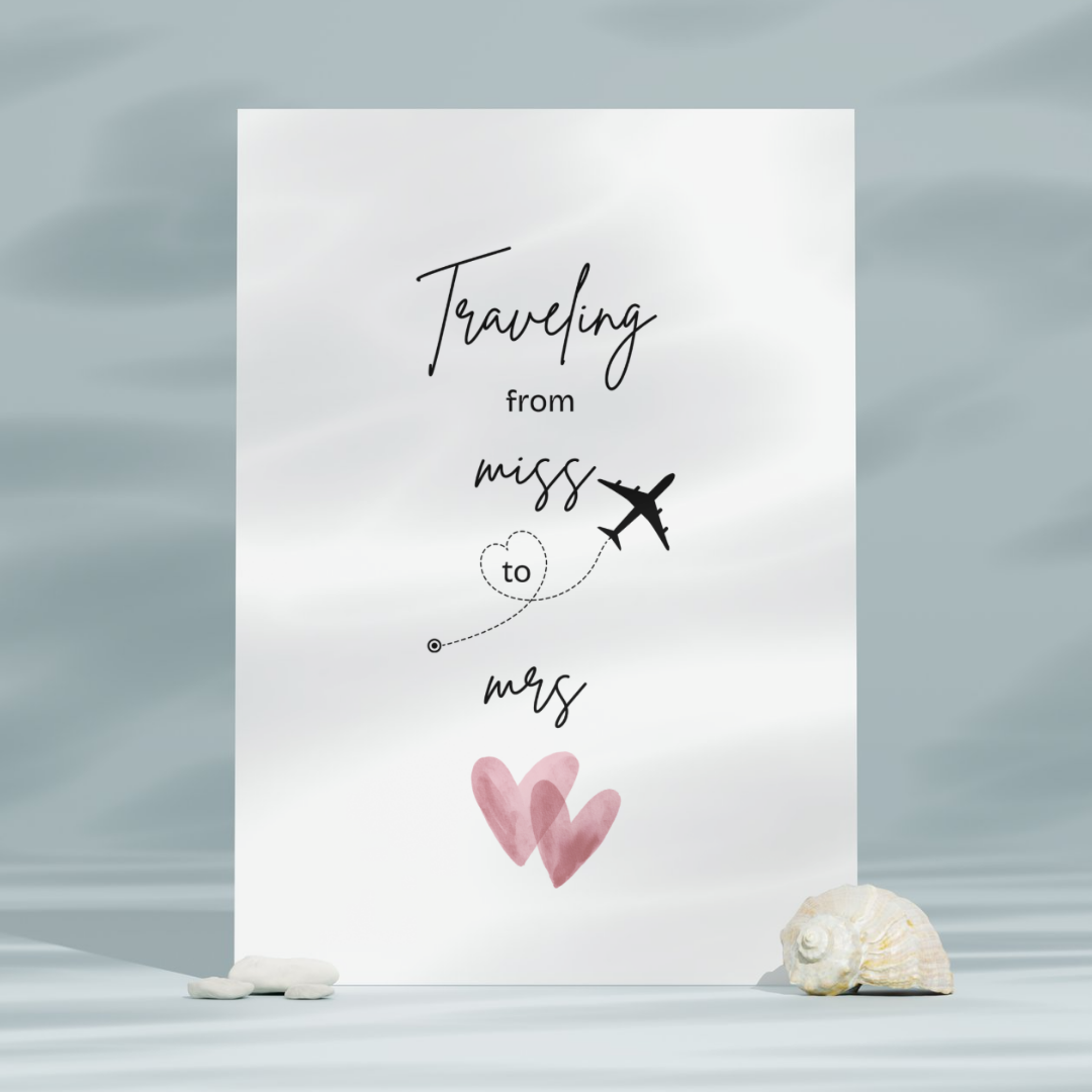 From Miss to Mrs Card