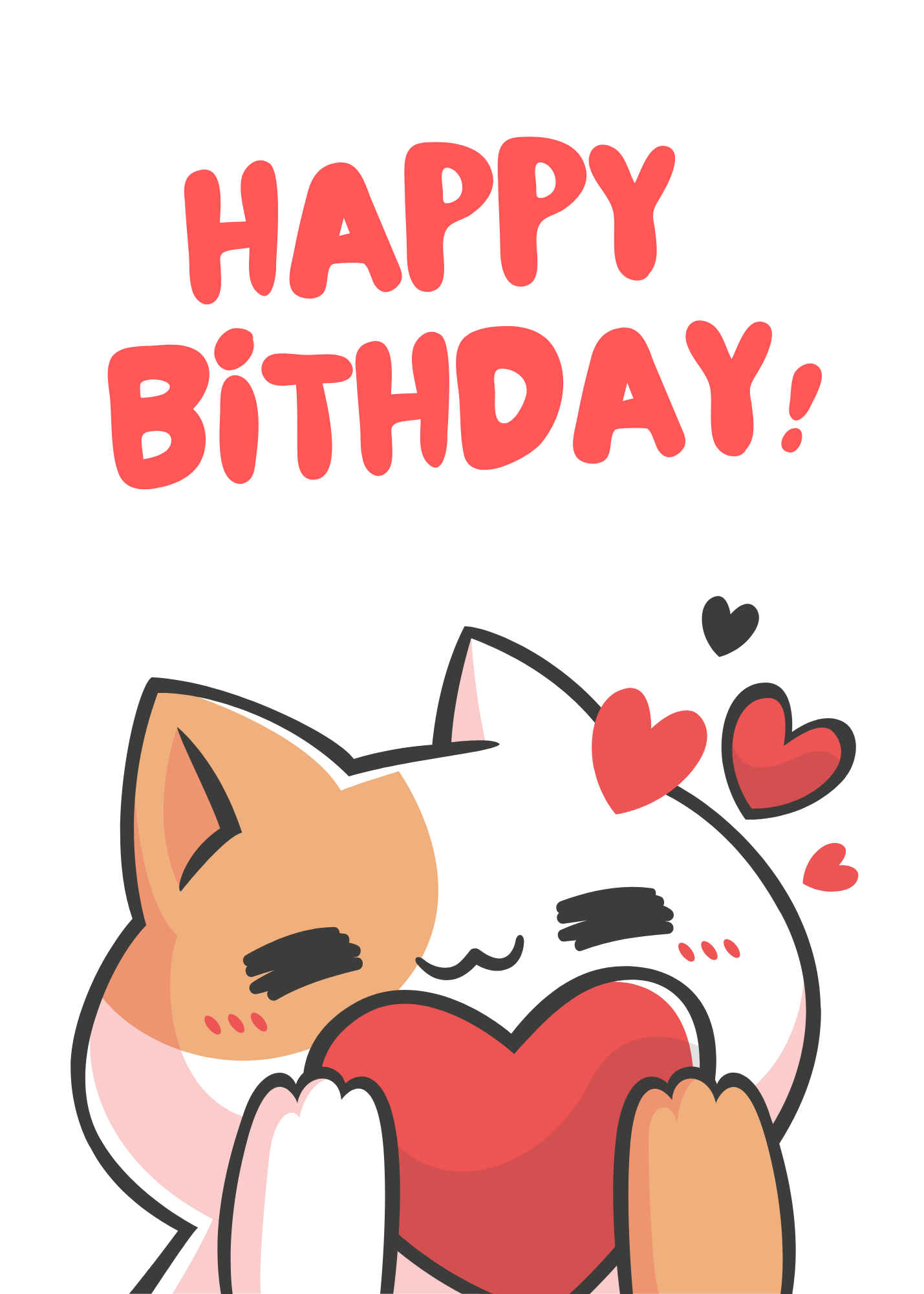 Cutie Cat Birthday Card_1