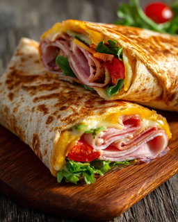 Mini wraps - jambon bœuf fromage œuf (x5)