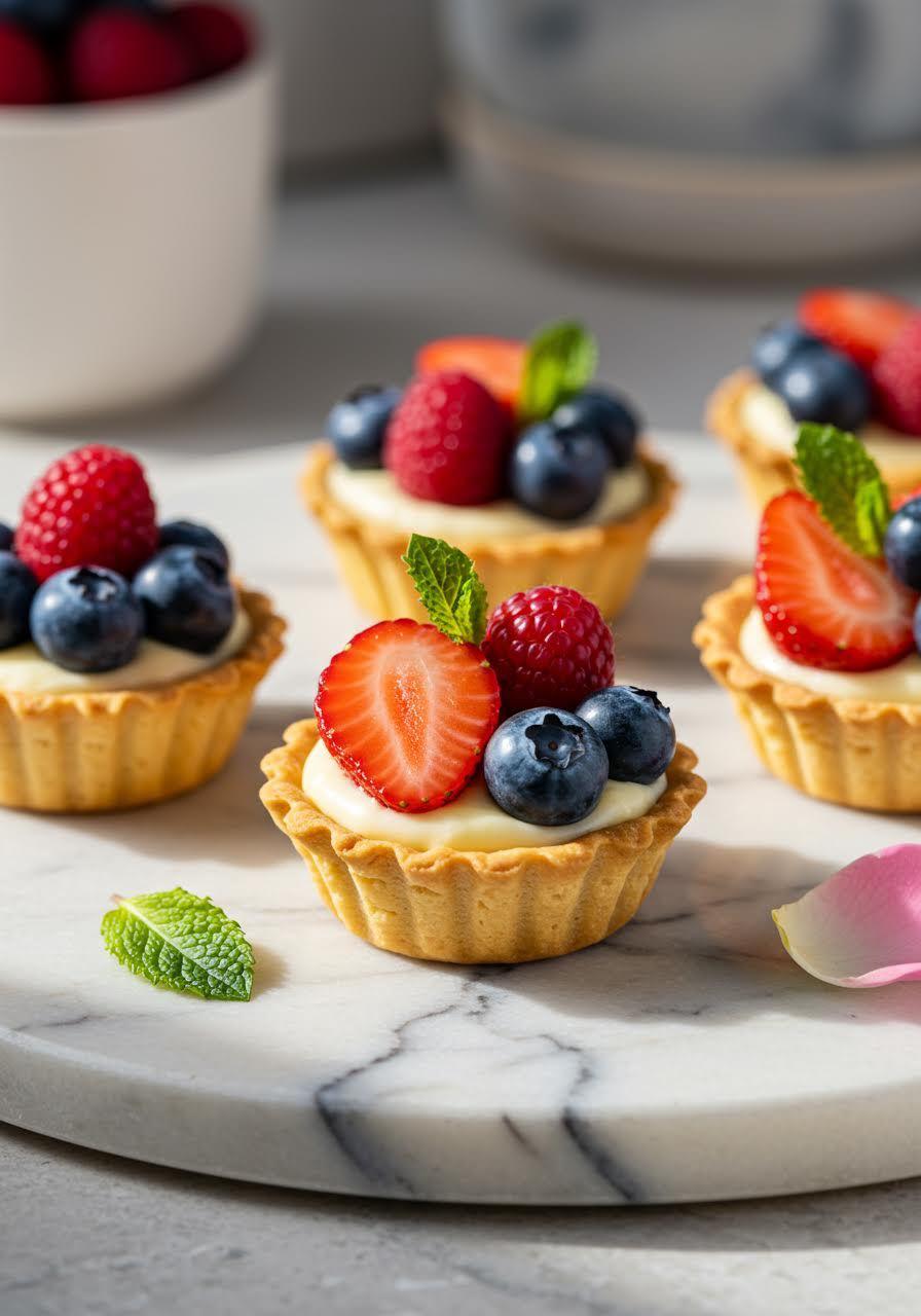 Tartelettes aux fruits rouges (x8)