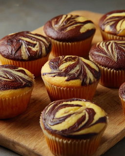 Cupcakes marbrés (x8)