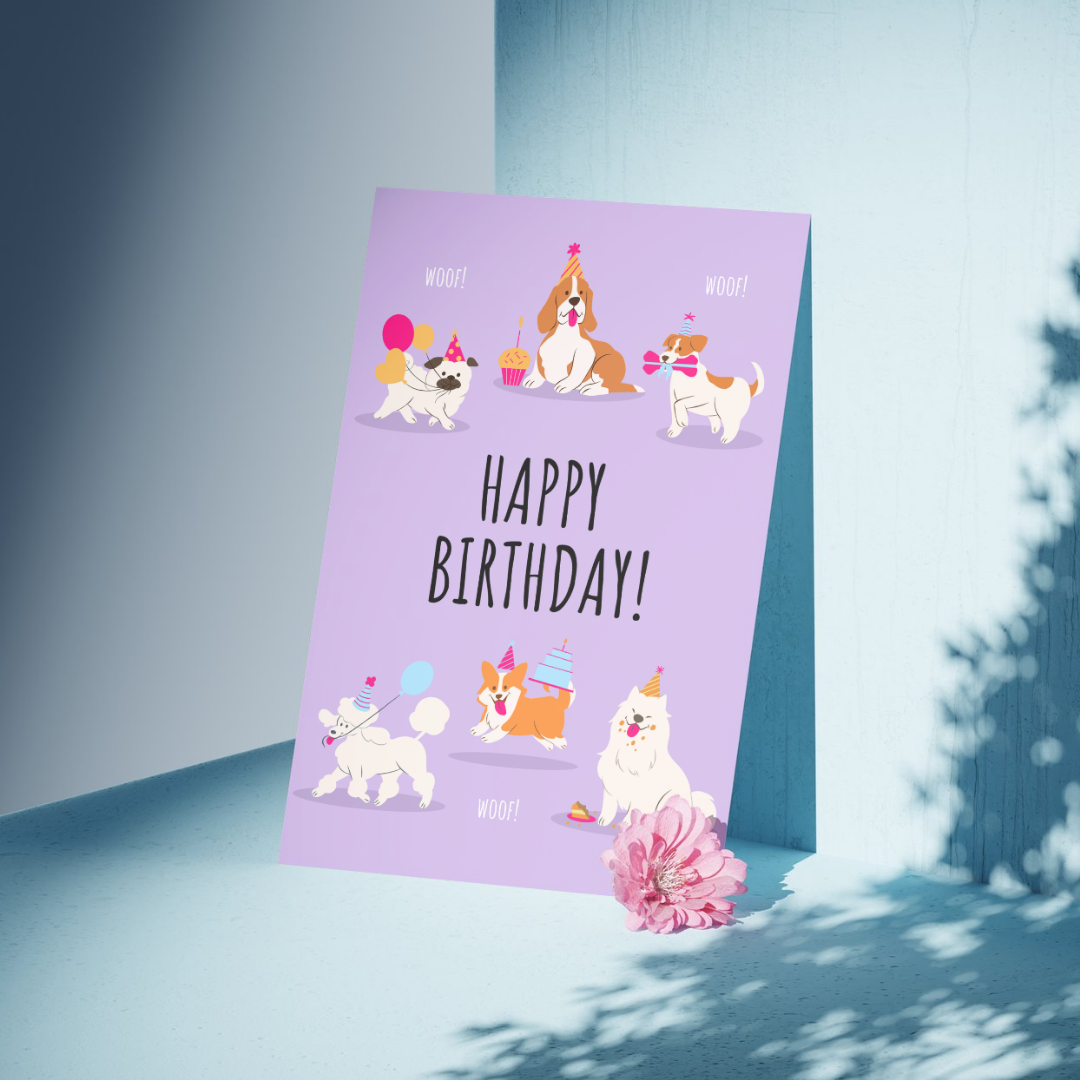 Dogs Birthday Card