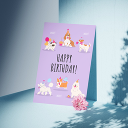 Dogs Birthday Card