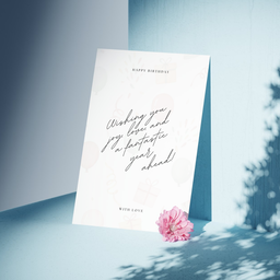 Elegant Minimalist Birthday Card