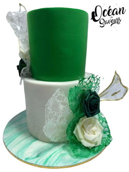 Gâteau de mariage ( dot & civil )