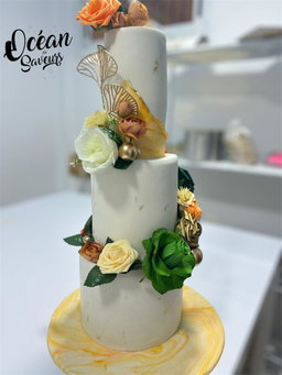 Gâteau de mariage ( dot & civil )
