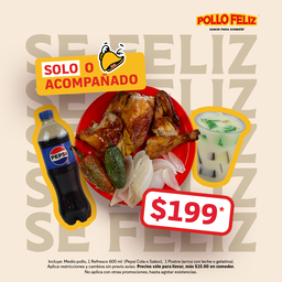 Promoción Especial Enero Medio Pollo