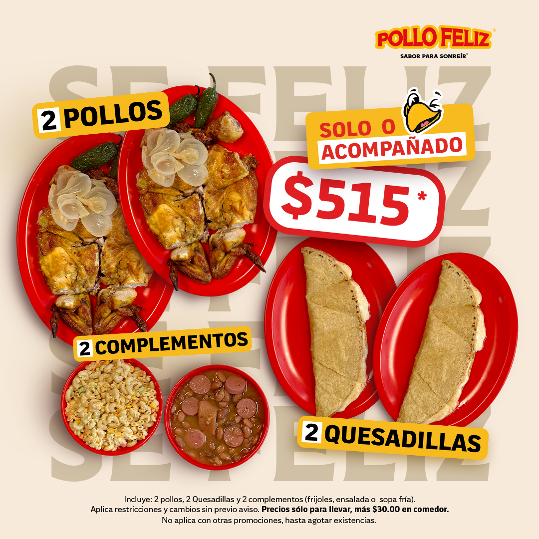 Promoción Especial Enero 2 Pollos