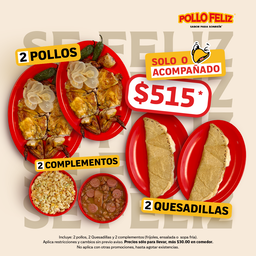 Promoción Especial Enero 2 Pollos