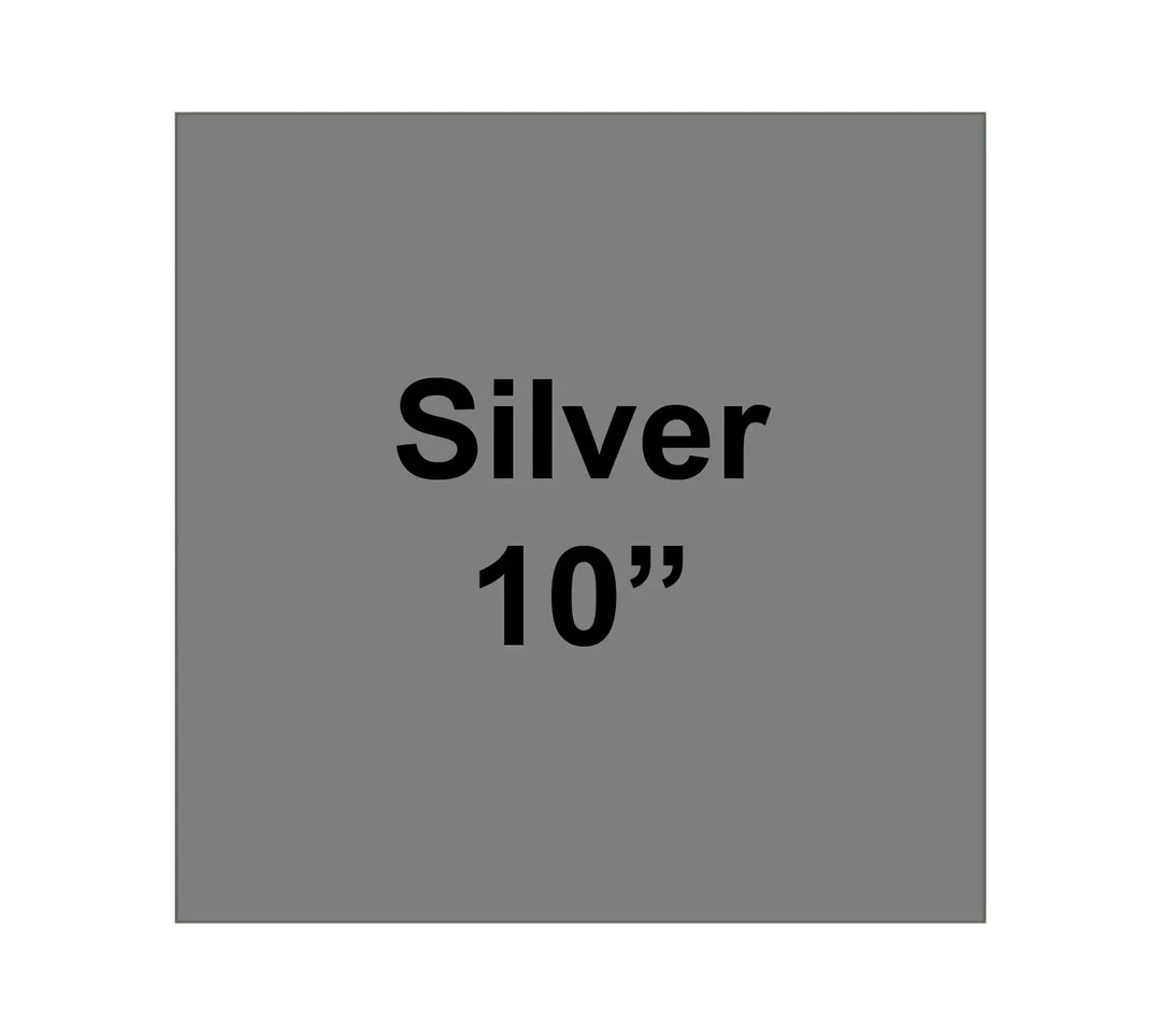 380 CAKE BOARD 10 SQUARE SILVER -CBS10 