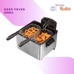 Double Deep Fryer 