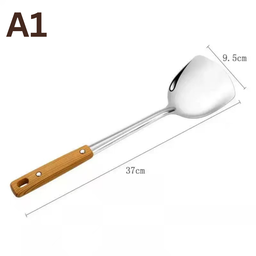 WOODEN STAINLESS STEEL UTENSIL