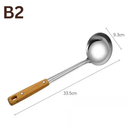 WOODEN STAINLESS STEEL UTENSIL