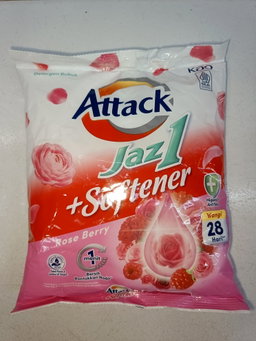 ATTACK JAZ1 + SOFTENER ROSE BERRY NEW 750G/12 PCS