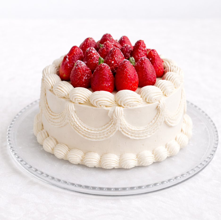 Vanilla Strawberry (Italian Cake Design)