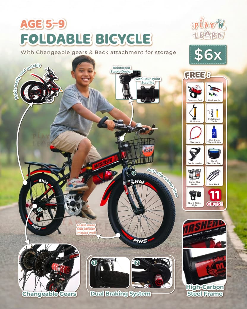FOLDABLE KIDS BICYCLE_0