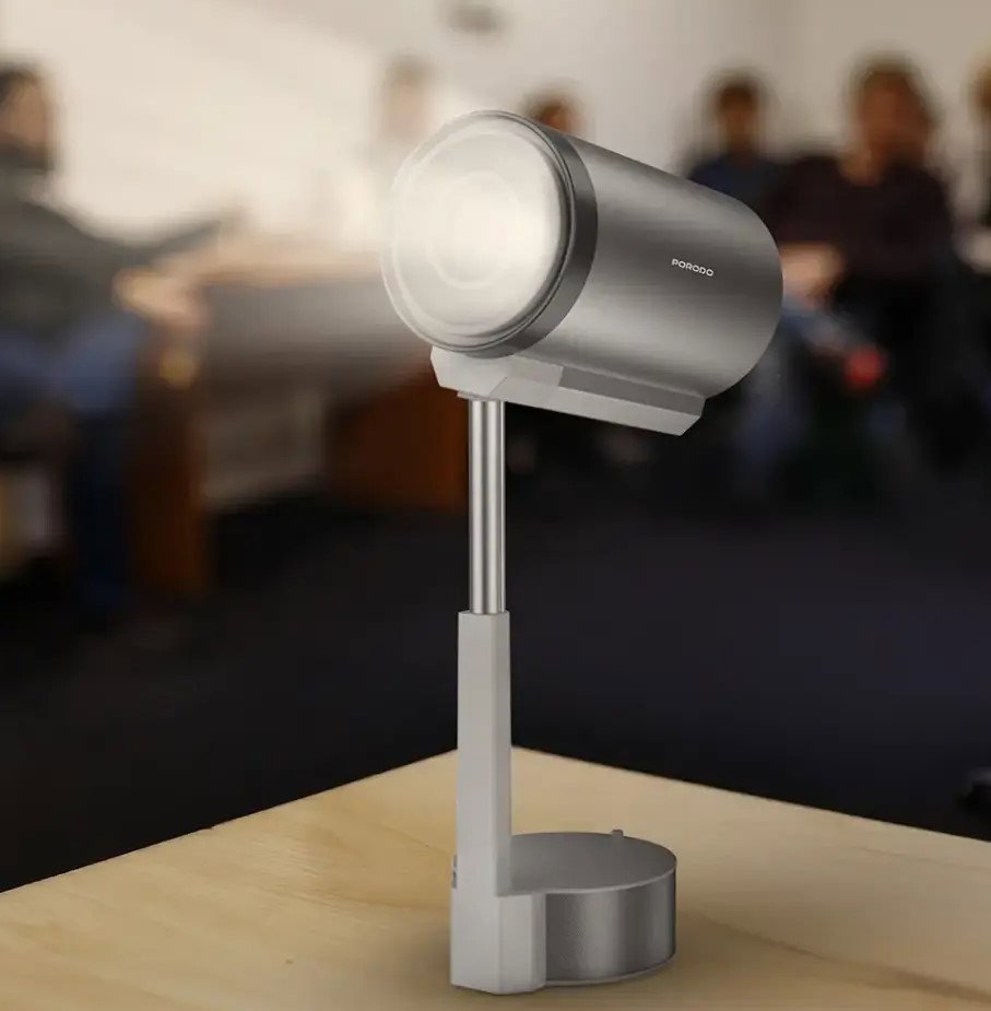  Porodo Lifestyle Lumio Smart FHD Projector Adjustable Telescopic Stand - Gray _1