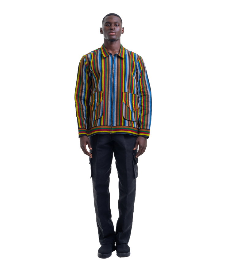 aso oke jacket - men_0