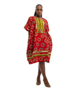 mohe dress - red