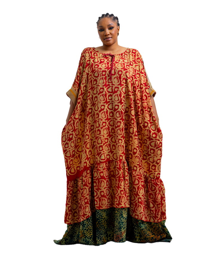layered oga wife dress