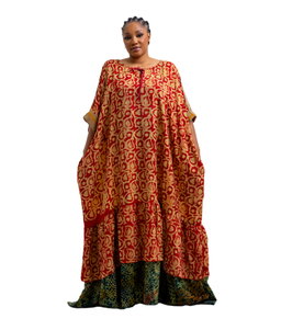 layered oga wife dress