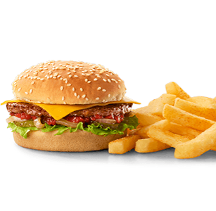 Chicken Burger & Chips_0