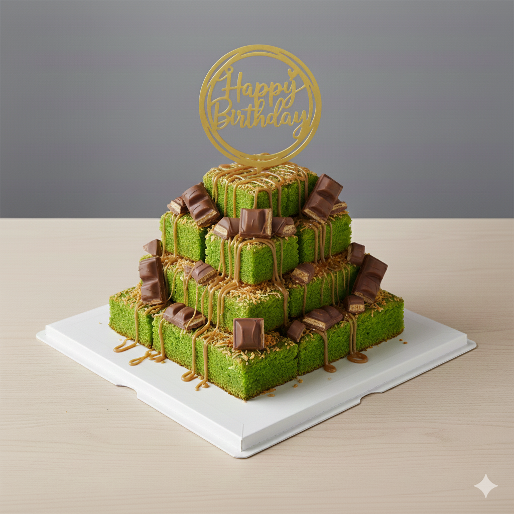 Pandan Coconut Brownies_1