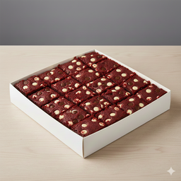Red Velvet Choc Chip Brownies