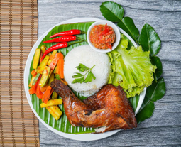 Nasi Ayam Penyet