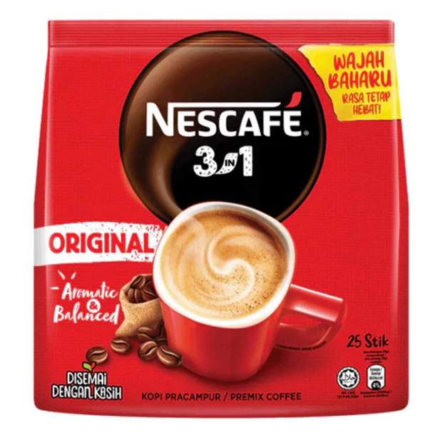 Nescafe 3 in 1 Original Coffee 18g x 25
