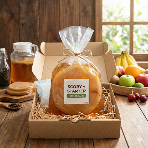 Scoby (Bibit Kombucha) Premium + Starter_0