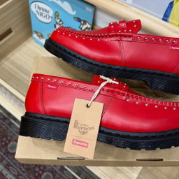 Dr. Martens x Supreme Penton Leather Loafer “Red”
