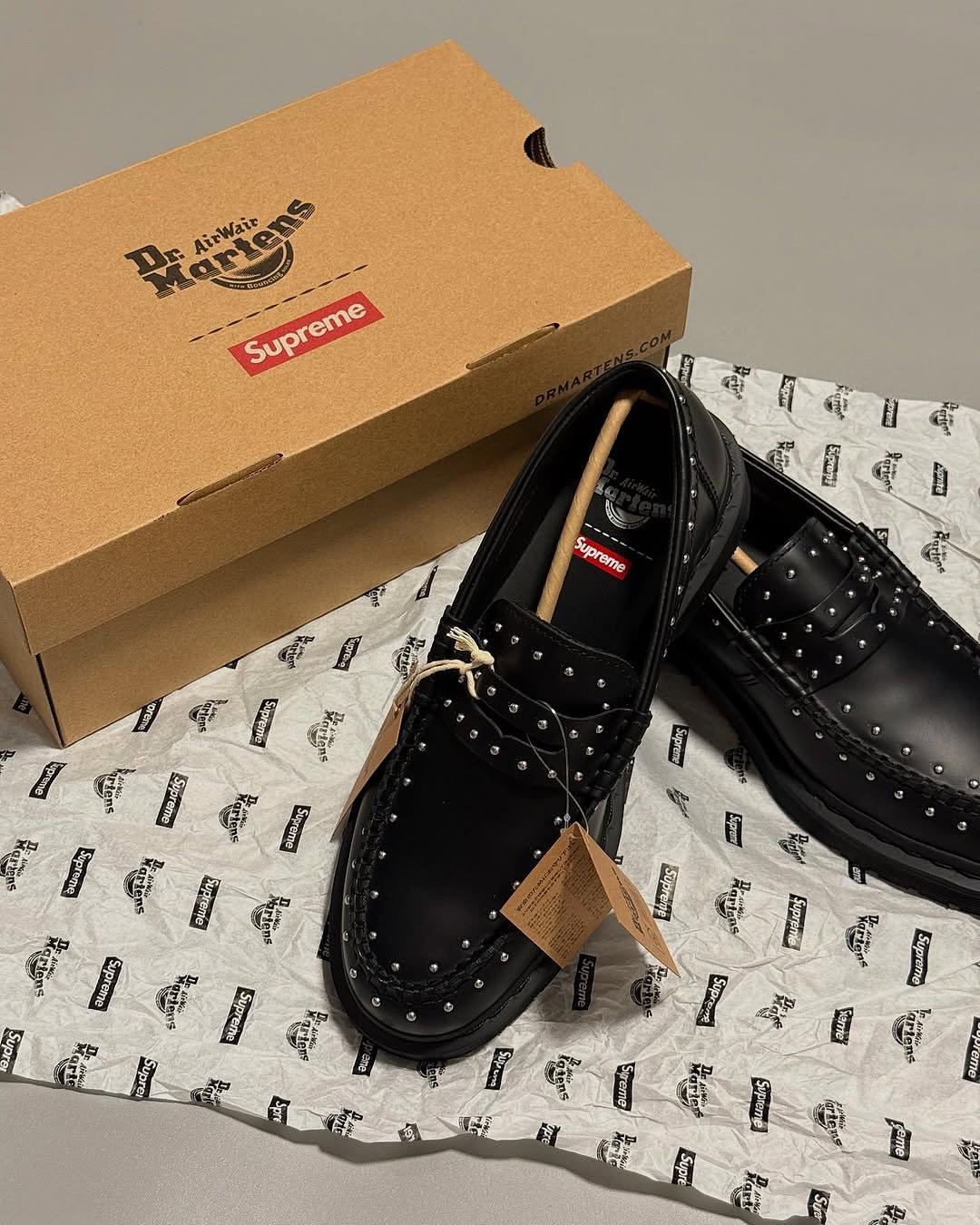 Dr. Martens x Supreme Penton Leather Loafer “Black”_3