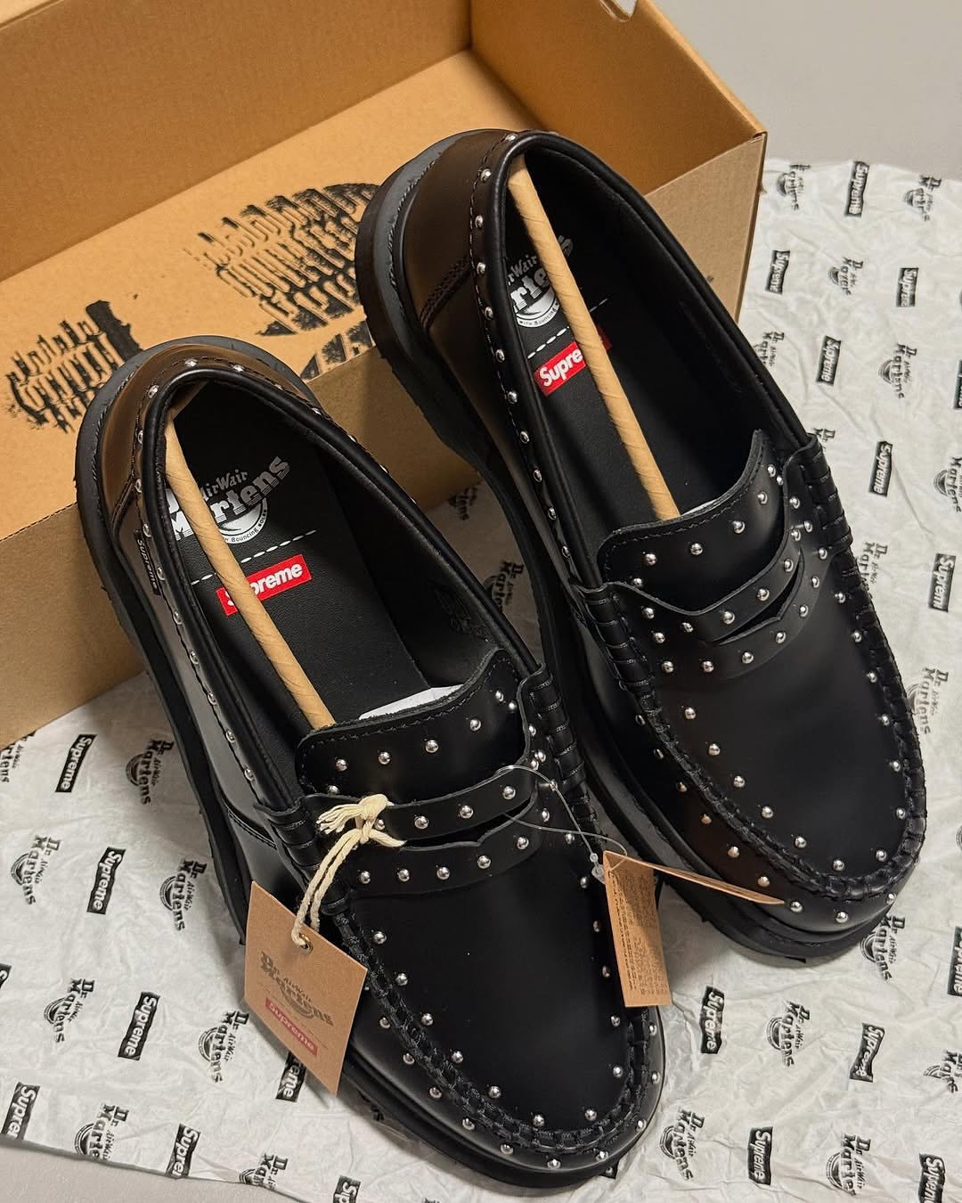 Dr. Martens x Supreme Penton Leather Loafer “Black”_2