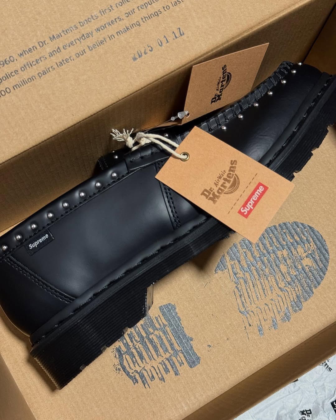 Dr. Martens x Supreme Penton Leather Loafer “Black”_1