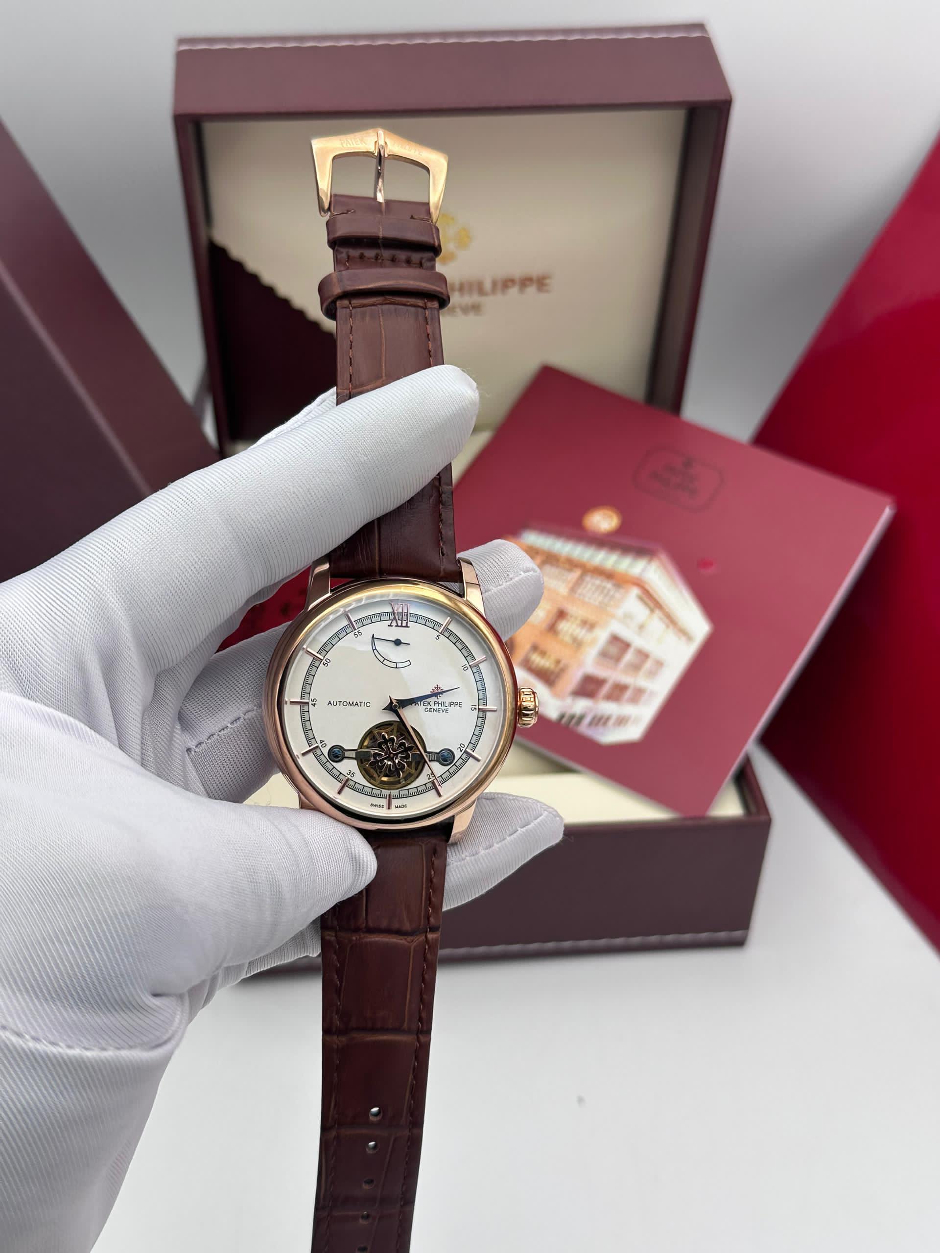 JWLE_0058 Patek Philippe Automatic stainless steel body genuine leather_2