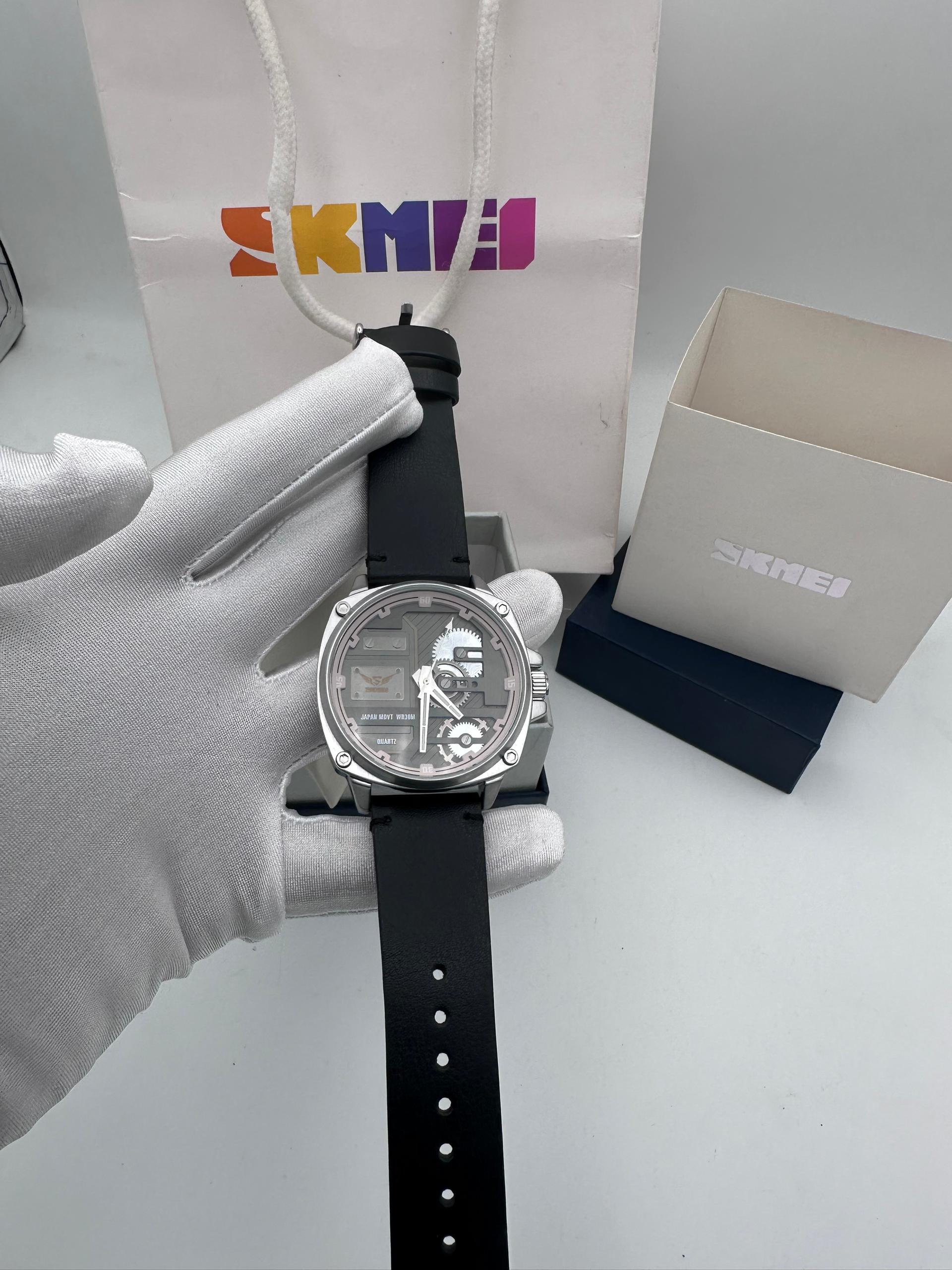 JWLE_0059 SKMEI model: 2289 stainless steel body genuine leather waterproof watch_6