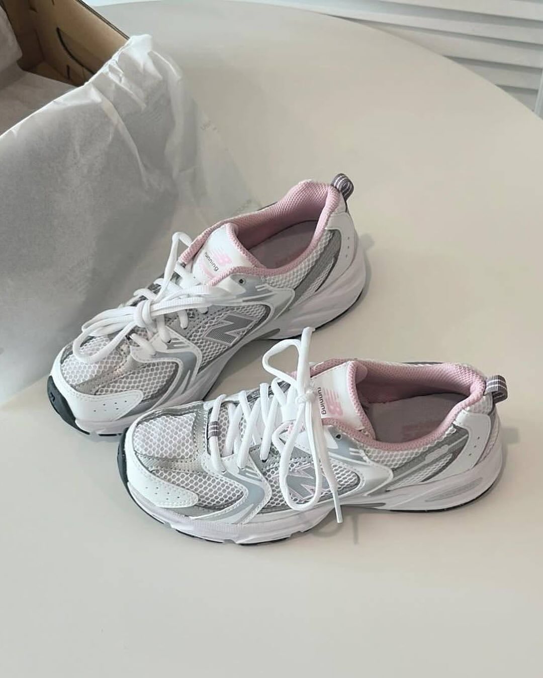 New Balance 530 “White/Silver Pink”_2