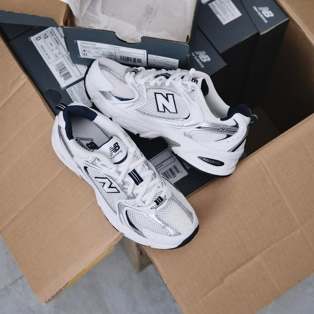 New Balance 530 “White/Blue Navy” 🤍💙_2