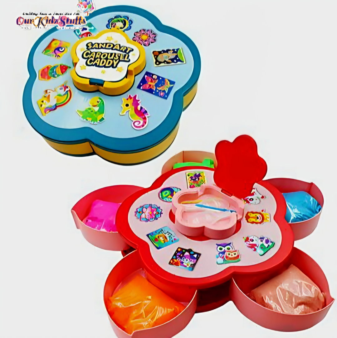 Sand Art Storage Tray Carousel Caddy