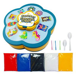 Sand Art Storage Tray Carousel Caddy