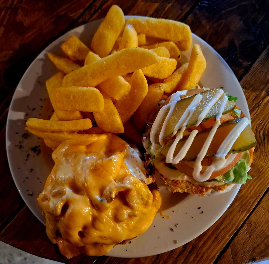Chicken Burger & Chips