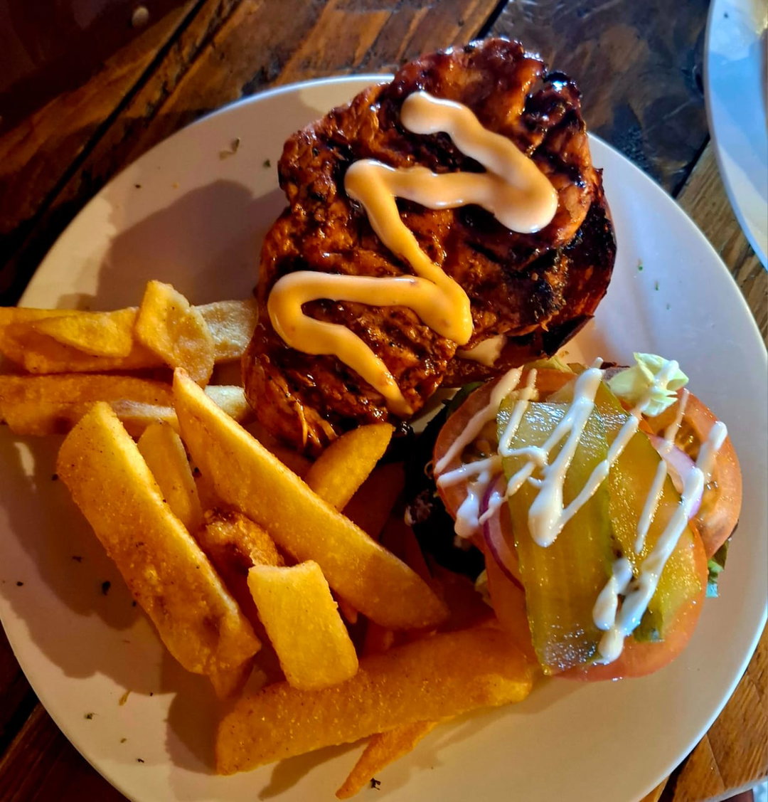 Beef Burger & Chips